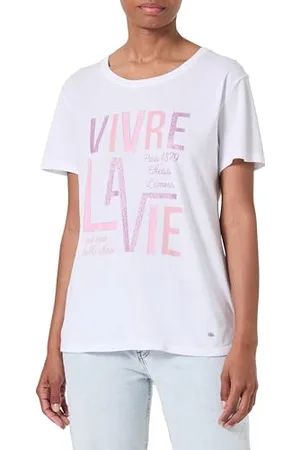 Key Largo KEYLARGO WT La Vie Round T-Shirt, Blanc (1000), M Femmes