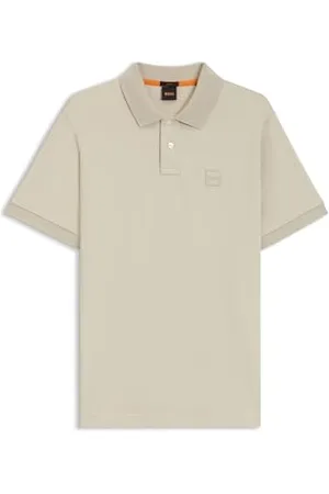 HUGO BOSS Hommes Passenger Polo Slim en Coton Stretch à Patch logoté