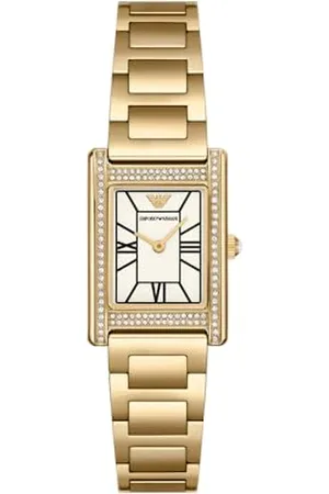Emporio Armani Femmes Analogique Quartz Montre avec Bracelet en Acier Inoxydable AR11659