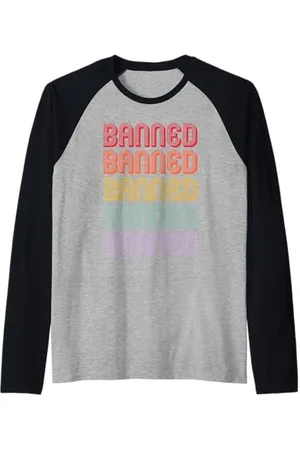 Banned Retro Interdit Manche Raglan