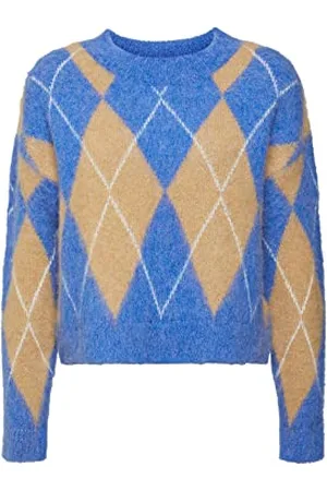 ESPRIT 092ee1i336 Sweater, 413/Bleu Vif 4, M Femme