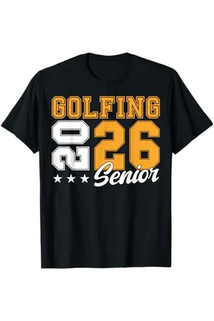 Class of 2026 Graduation Shirts Golf Senior Golf de nuit Senior 2026 Graduation 25 T-Shirt