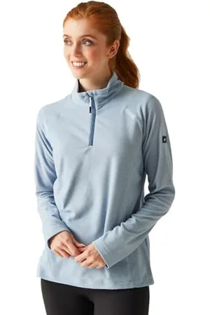 Regatta Polaire légère à demi-fermeture éclair Montes pour femme avec micropolaire légère de 140 g/m², parfaite pour la randonnée, les activités de plein air et l
