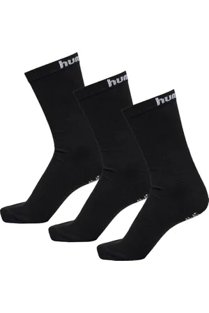 Hummel HmlMOVER Lot de 3 paires de chaussettes noires, 12