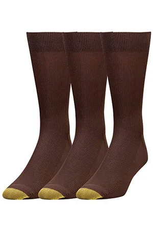Gold Toe Metropolitan Lot de 3 paires de chaussettes habillées pour homme, , L