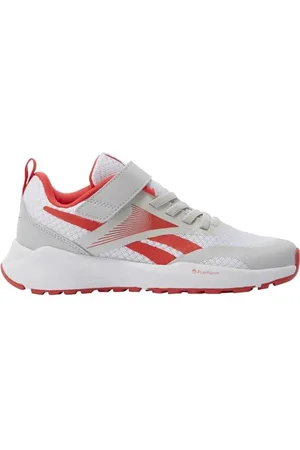 Reebok Energen Run Elastic Lace & Top Strap Basket, Gris Brumeux Blanc énergisant, 31.5 EU