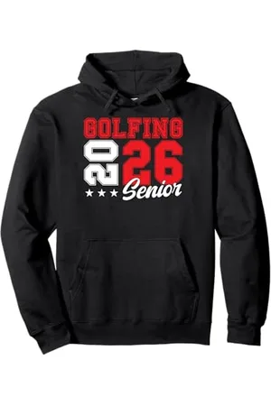 Class of 2026 Graduation Shirts Golf Senior Golf de nuit Senior 2026 Graduation 15 Sweat à Capuche