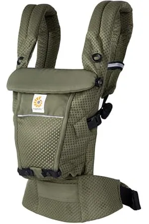Ergobaby Porte-Bébé Adapt pour nouveau-nés, dès la naissance, porte-bébé ergonomique 3 positions en Mesh SoftFlex™ pour portage ventral et dorsal