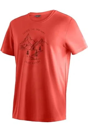 Maier Sports Dieter Print T-Shirt Fonctionnel pour Homme avec imprimé, Coupe Droite