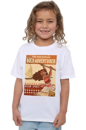 Disney Mandarin creative ltd Moana Bold Adventurer Girls T Shirt, , 12-13 Ans Fille