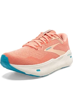 Brooks Femme Ghost Max Sneaker, Papaya/Apricot/Blue, 42 EU