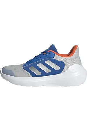 adidas TENSAUR Run 3.0 Shoes Junior Chaussures de Course, Grey One/Silver met./Bright Royal, 22 EU