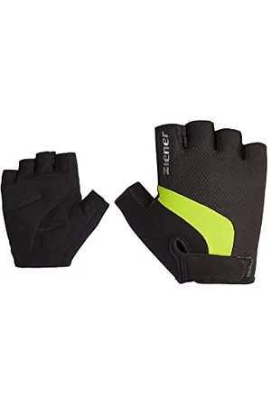 Ziener Gants de Cyclisme CRIDO pour Homme | Doigts Courts – Respirants, amortissants, Vert Citron 9,5