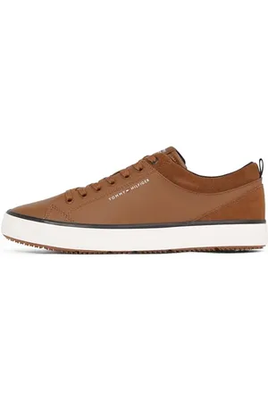 Tommy Hilfiger Homme TH Hi Vulc Cleat Low LTH Mix FM0FM04884 Baskets vulcanisées, Marron (Coconut Grove), 40 EU