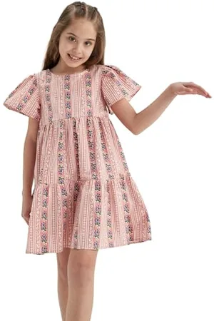 DeFacto Z5354A6 Robe, , 8-9 Ans Fille