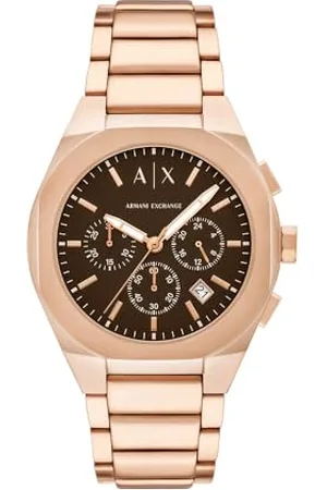 Armani Exchange Hommes Analogique Quartz Montre avec Bracelet en Acier Inoxydable AX4188