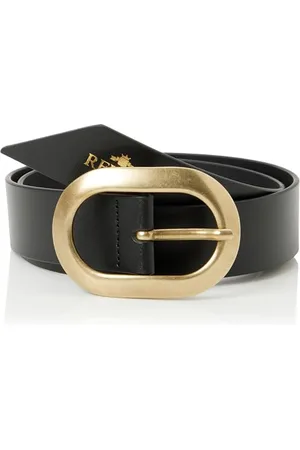 Replay Ceinture en cuir pour femme, noir 098 (noir), 75