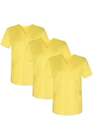 MISEMIYA Pack 3 Pcs-Casaca Sanitario Unisex Mz-3-817 Chemise de Brosse médicale, , S (Lot de 3) Mixte