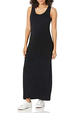 Amazon Robe débardeur longue et cintrée (disponible en grande taille) Femme, , 6XL Grande taille