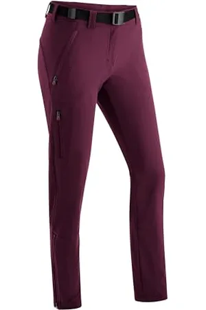 Maier Sports Lana Slim mSTRETCH Pro 4 & Dryprotec Pantalon de randonnée pour Femme Coupe Moulante sans PFC MSTRETCH Pro 4 & Dryprotec Mûre 40