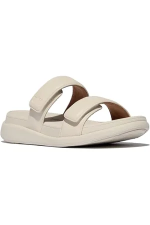 FitFlop Femme F-Mode Go Adjustable Flatform Two-Bar Slides Sandale Glissante, , 37 EU