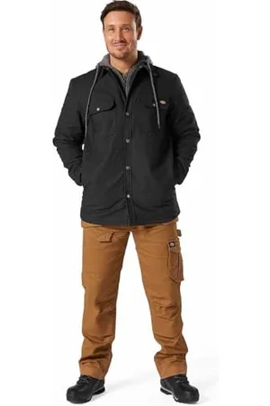 Dickies Homme, VESTE POLAIRE DUCK À CAPUCHE POUR HOMME STYLE DÉCONTRACTÉ, , L