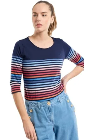 Armor.lux Marinière légère 10 Couleurs à Manches 3/4 et col Bateau Femme Sweater