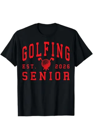 Class of 2026 Graduation Shirts Golf Senior Golf de nuit Senior 2026 Graduation 20 T-Shirt