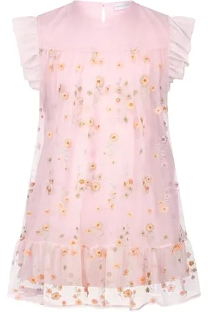 Salt & Pepper BY KIDS PARK Girls Summer Dress Flower Mesh Robe décontractée, , 140 Fille