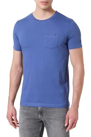 Armor.lux T- Shirt à Manches Courtes avec Poche en Coton léger col Rond Homme