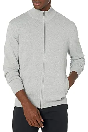 Amazon Pantalon de Survêtement en Coton, à Fermeture Éclair Intégrale Homme, , L