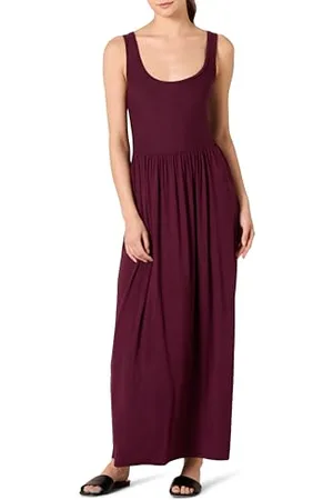 Amazon Robe débardeur Longue et cintrée (Disponible en Grande Taille) Femme, , XL