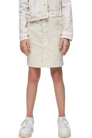 LTB Jeans Zeina G Jupe, Blanc, 146 Fille