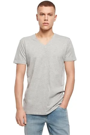 Build Your Brand Light T-Shirt V-Neck Homme, , m