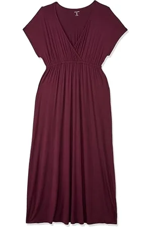 Amazon Robe Longue cintrée (Disponible en Grande Taille) Femme, , M