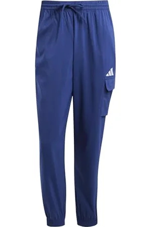 adidas Homme Essentials Small Logo CARGP Pant, Dark Blue/White, XS