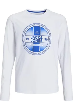 JACK&JONES JUNIOR JJRIO Tee LS Crew Neck MNI, T-Shirt À Manches Longues