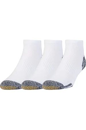 Gold Toe Chaussettes pour homme Taille unique Blanc