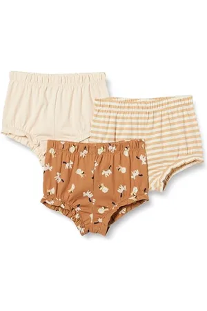 Amazon Short Bloomer en Coton Bébé Fille, Lot de 3, , 3-6 Mois