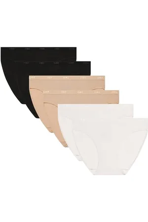 Dim Les Pockets Eco Coton Classique x5 Culotte, , XS-S (Lot de 6) Femme
