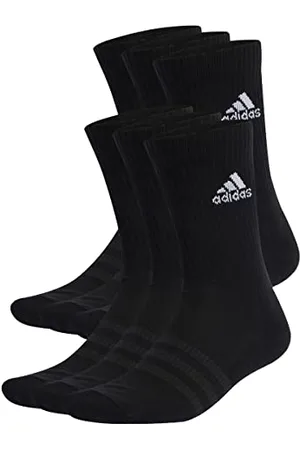 adidas Mixte enfant Pack Of 6 Pairs Of Low Socks Sportswear Chaussettes, Noir Blanc, 43 EU
