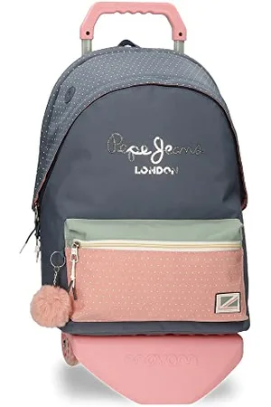 Pepe Jeans Laila Sac à Dos pour Ordinateur Portable Double Compartiment avec Chariot 15,6" 31 x 44 x 17,5 cm Polyester 23,87 L