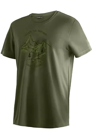 Maier Sports Dieter Print T-Shirt Fonctionnel pour Homme avec imprimé, Coupe Droite