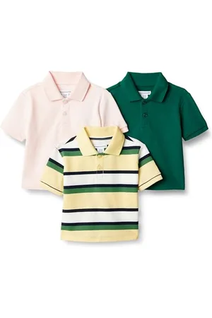 Amazon Polo en Coton avec Élasthanne Garçon, Lot de 3, , 2 ans