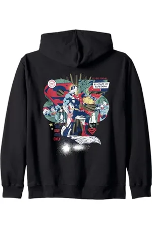 DC Comics Originals DC Superman Bird Avion Hero Man Steel Action 85 ans Vintage Sweat à Capuche