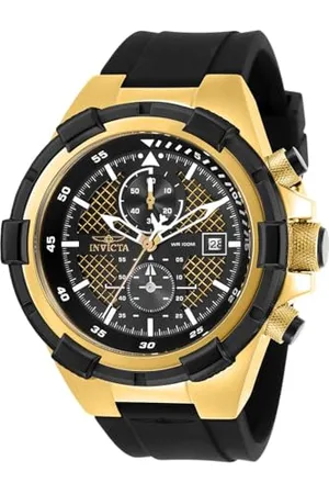 Invicta Aviator 28100 Montre Homme - Entanche - Analogique - Mouvement à Quartz - Acier Inoxydable avec Cadran - 50mm