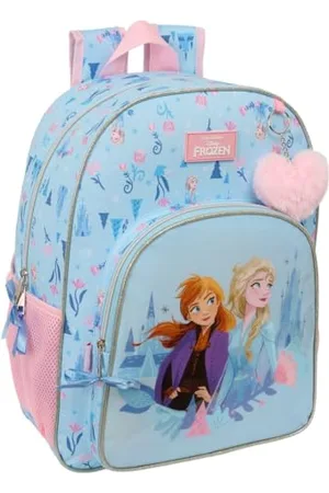 Safta FROZEN Ice Magic Sac à dos scolaire pour enfant, adaptable au chariot, idéal pour les enfants d