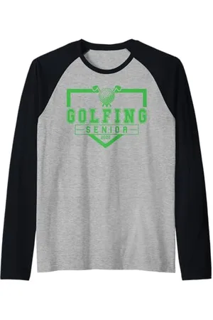 Class of 2026 Graduation Shirts Golf Senior Golf de nuit Senior 2026 Graduation 59 Manche Raglan