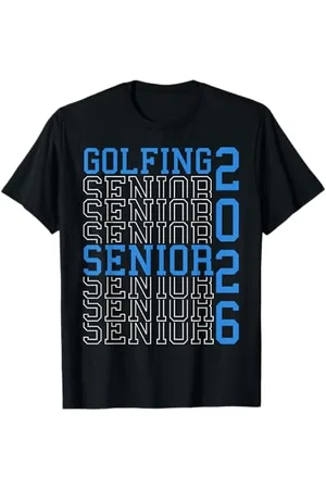 Class of 2026 Graduation Shirts Golf Senior Golf de nuit Senior 2026 Graduation 76 T-Shirt