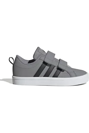 adidas VS Pace 2.0 Hook and Loop Shoes Kids Chaussures, Grey Three/Core Black/Cloud White, 30 EU